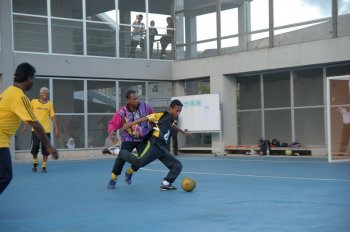 Perlawanaan Futsal - UCSA lwn Pasukan Veteran Pahang