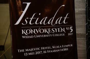 Istiadat Konvokesyen Ke-5 Widad University College 2017