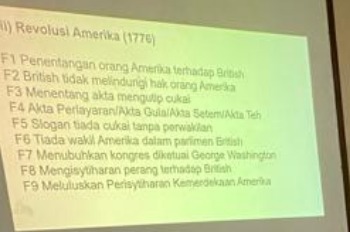 Seminar dan Tips Ulangkaji Mata Pelajaran Sejarah SPM